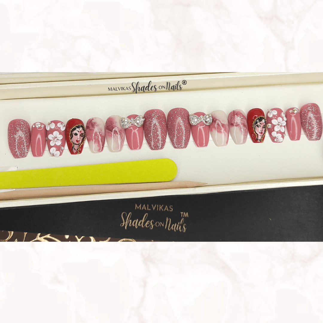 sh1155 1999 (4) ShadesONNails Press on Nails India